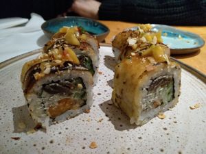 Best sushi ever at Youmiko Vegan Sushi - Hoża in Warsaw