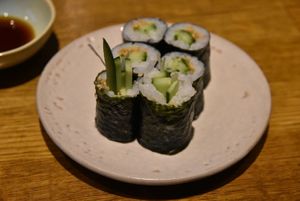 Vegan maki at Youmiko Vegan Sushi - Hoża in Warsaw