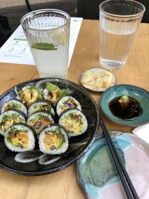 Futo maki at Youmiko Vegan Sushi - Hoża in Warsaw