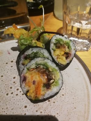 Omakase last dish at Youmiko Vegan Sushi - Hoża in Warsaw