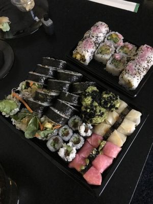 Set for three  at Youmiko Vegan Sushi - Hoża in Warsaw