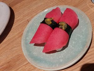 Sushi at Youmiko Vegan Sushi - Hoża in Warsaw