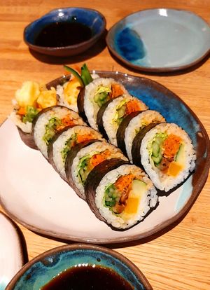 Maki set at Youmiko Vegan Sushi - Hoża in Warsaw