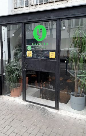 Entrance at Youmiko Vegan Sushi - Hoża in Warsaw