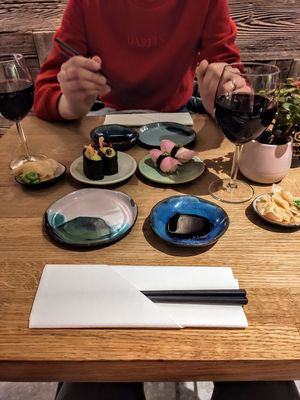 Nettes Ambiente at Youmiko Vegan Sushi - Hoża in Warsaw