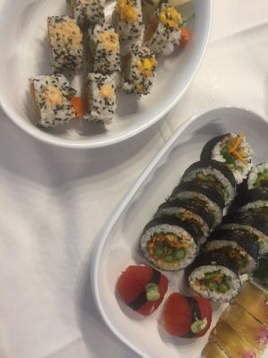 haruko set at Youmiko Vegan Sushi - Hoża in Warsaw