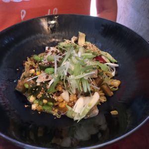 vegetarian ramen salad at Ichicoro Ramen in Tampa