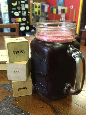 Sorrel (hibiscus) tea at Pure Natural Market in Hilton Head Island