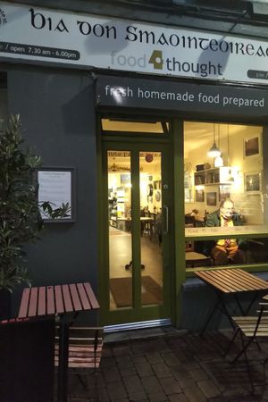 Outdoor at Food 4 Thought in Galway