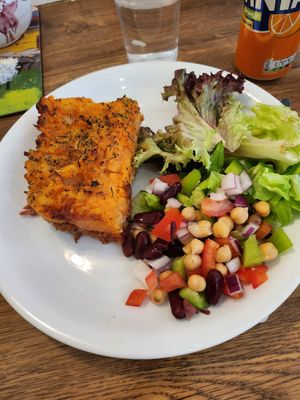 Vegan Shepherd pie at Food 4 Thought in Galway