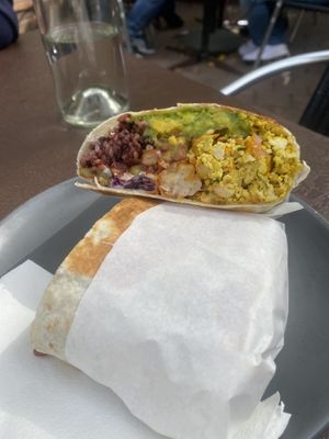 Breakfast burrito   at Herbee's Garden Cafe in Hahndorf