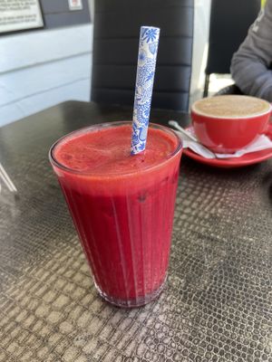 House made juice   at Herbee's Garden Cafe in Hahndorf