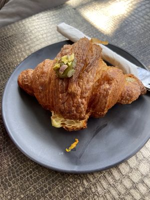 Pistachio cream croissant   at Herbee's Garden Cafe in Hahndorf
