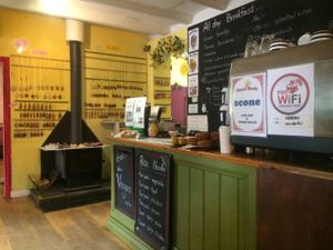 inside the cafe at Herbee's Garden Cafe in Hahndorf