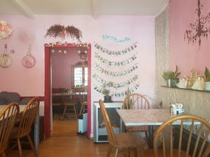 quaint set up. super cozy at Herbee's Garden Cafe in Hahndorf