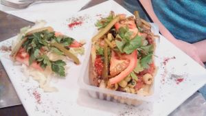 Filled potatoe at Le Mezze du Chef - Menilmontant in Paris