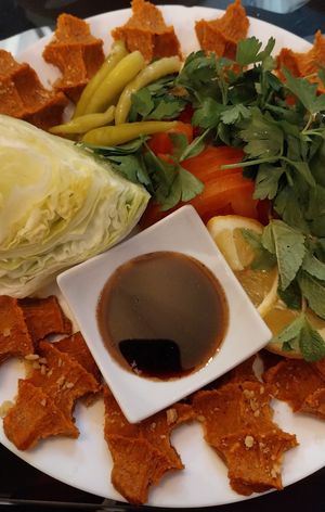 Çiğ köfte at Le Mezze du Chef - Menilmontant in Paris