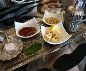 Café Turc Gourmand (vegan version) at Le Mezze du Chef - Menilmontant in Paris