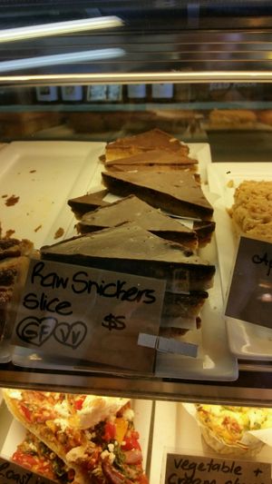 raw snickers slice at Ritual Coffee Company in Blenheim