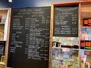 Drinks at Ritual Coffee Company in Blenheim