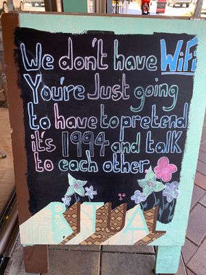 Works for me at Ritual Coffee Company in Blenheim