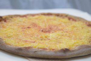 Mystic Vegan pizza in Kallimarmaro Satdium at Mystic All Day Cafe in Athens