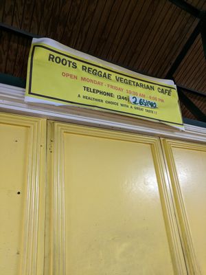 Came here on a Wed at 12 pm on Jan 29, 2019 but was not open at Roots Reggae Vegetarian Cafe in Bridgetown
