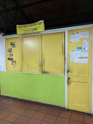 Upstairs in cheapside market at Roots Reggae Vegetarian Cafe in Bridgetown