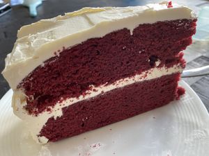 Red velvet at Sencha Lunchstore in Alkmaar