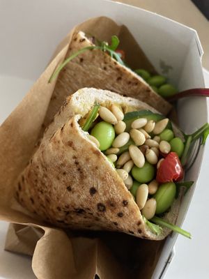 Jackfruit wrap at Sencha Lunchstore in Alkmaar