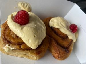 Cinnamon rolls  at Sencha Lunchstore in Alkmaar