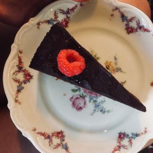 Caramel pie. at Sencha Lunchstore in Alkmaar