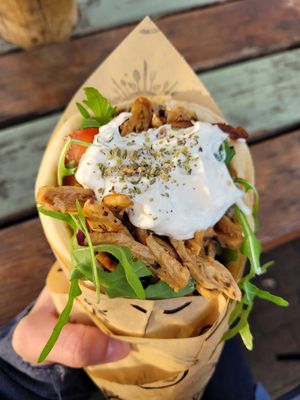 Pita Gyros at Vleesch Noch Visch in Amsterdam