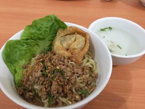pangsit mie at SA Vegetarian in 