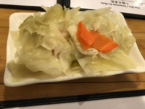 Preserved cabbage  at Taiwan Noodle in Albany