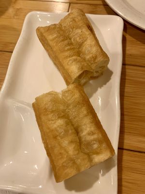 Fried dough…yummmmmm!  at Taiwan Noodle in Albany
