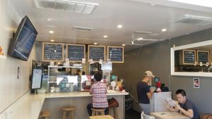 inside at Chibiscus in Los Angeles