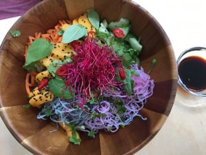 Unicorn Noodle Bowl at Happy Earth in Rotterdam