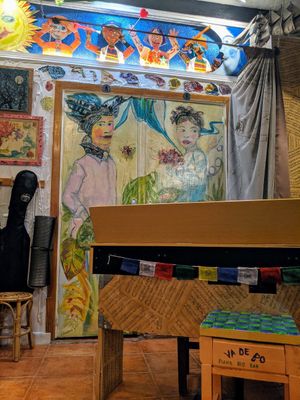 Piano bar at VA De BO in Mallorca