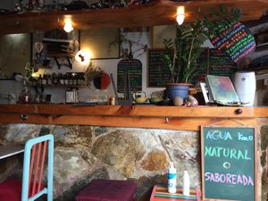 very cosy interior at VA De BO in Mallorca