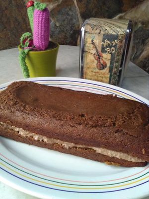 Vegan chocolate cake at VA De BO in Mallorca