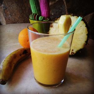 Fruits and vegetables juice at VA De BO in Mallorca