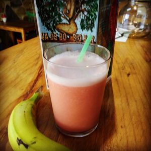 Fruits and vegetables juice at VA De BO in Mallorca