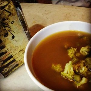 Vegetarian soap at VA De BO in Mallorca