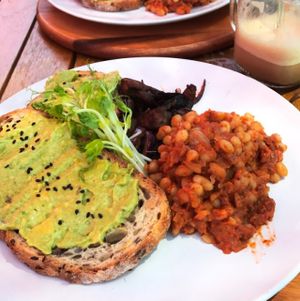 sour dough with extras at Kemu in Terrigal