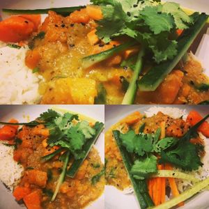 Vegan curry at Kemu in Terrigal