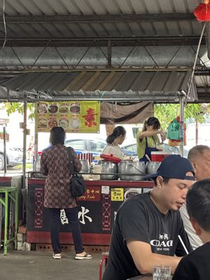 One of the various vegetarian stall here selling Thong Sui  at Pasar Pagi - Vegetarian Stall in Alor Setar