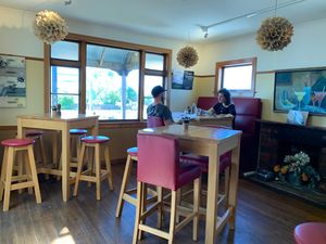 Front dining room at Hislop's Cafe in Kaikoura