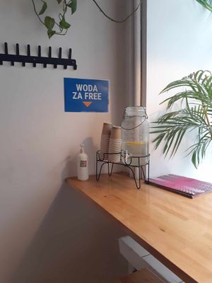 Water with lemon for free at ZZtop in Wroclaw