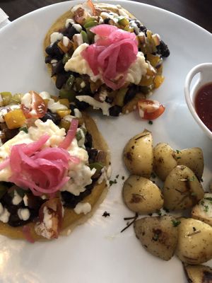 Huevos Rancheros  at The Pitted Date in Playa Del Carmen